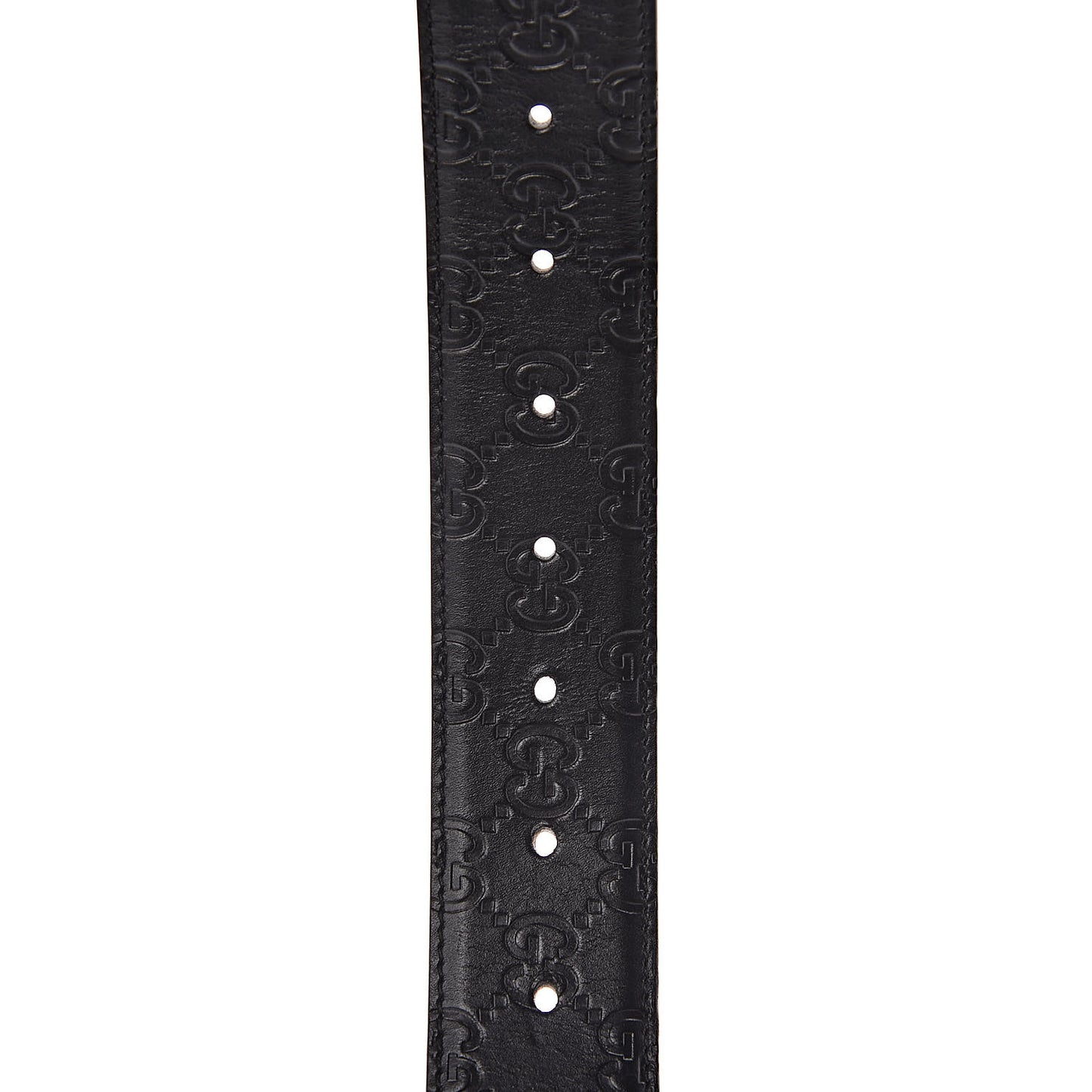 Guccissima Signature Interlocking G 40mm Belt 100 40 Black