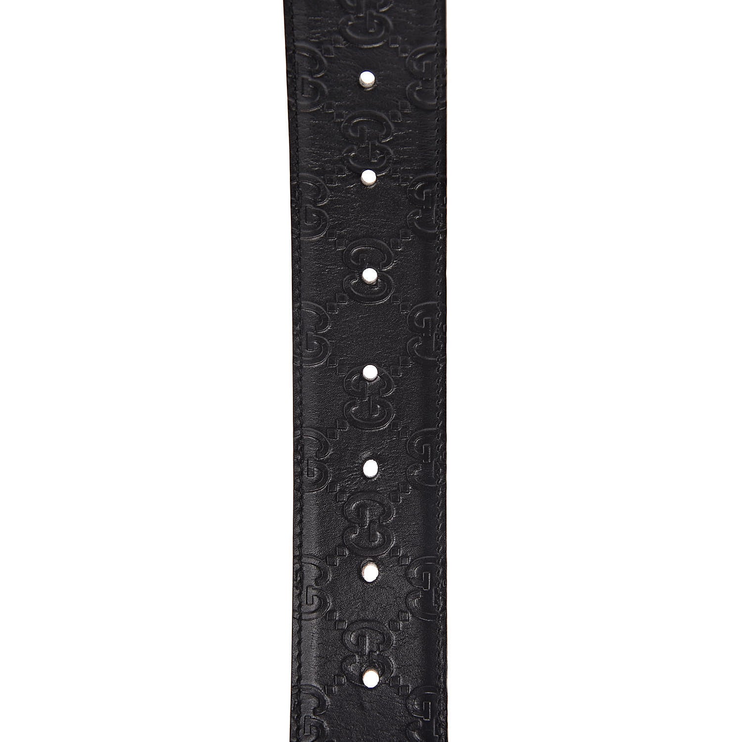 Gucci Guccissima Signature Interlocking G 40mm Belt 100 40 Black 4 of 7