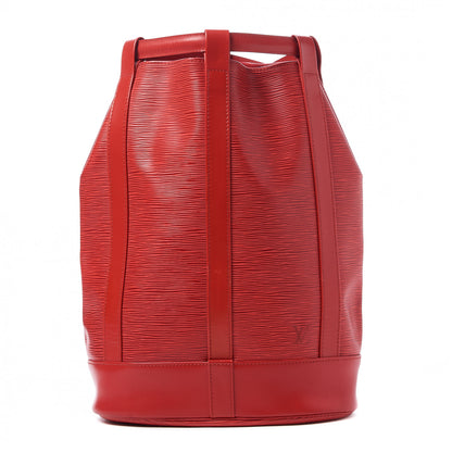 Louis Vuitton Epi Randonnee PM Castillan Red 1 of 9