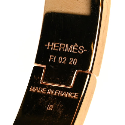 Hermes Enamel Narrow Clic Clac H Bracelet PM White 4 of 4