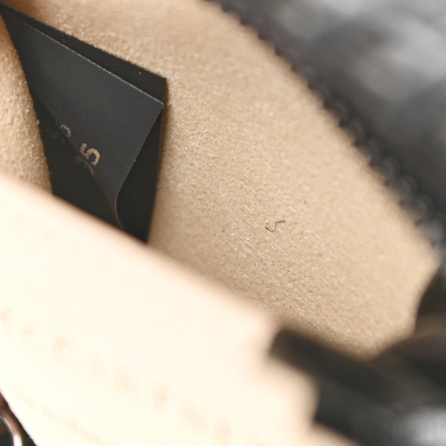 Stella McCartney Raffia Falabella Small Half & Half Shoulder Bag Black 7 of 10