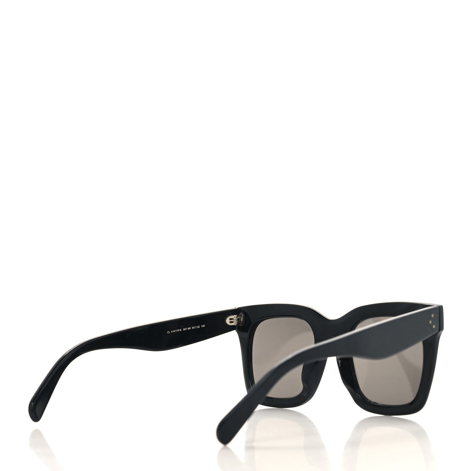 Celine Acetate Kim Sunglasses CL 41444/S Black 4 of 6
