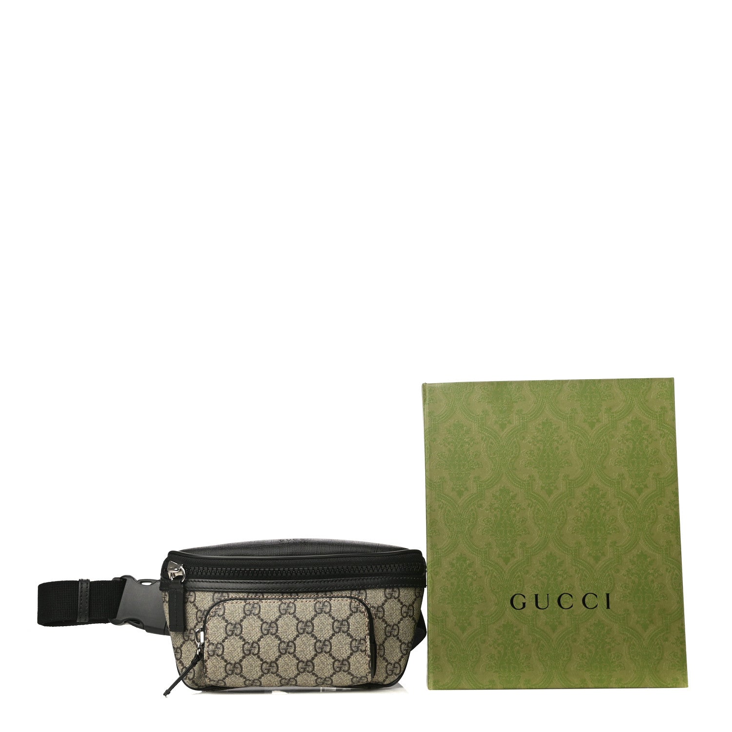 Gucci GG Supreme Monogram Belt Bag Black 12 of 12