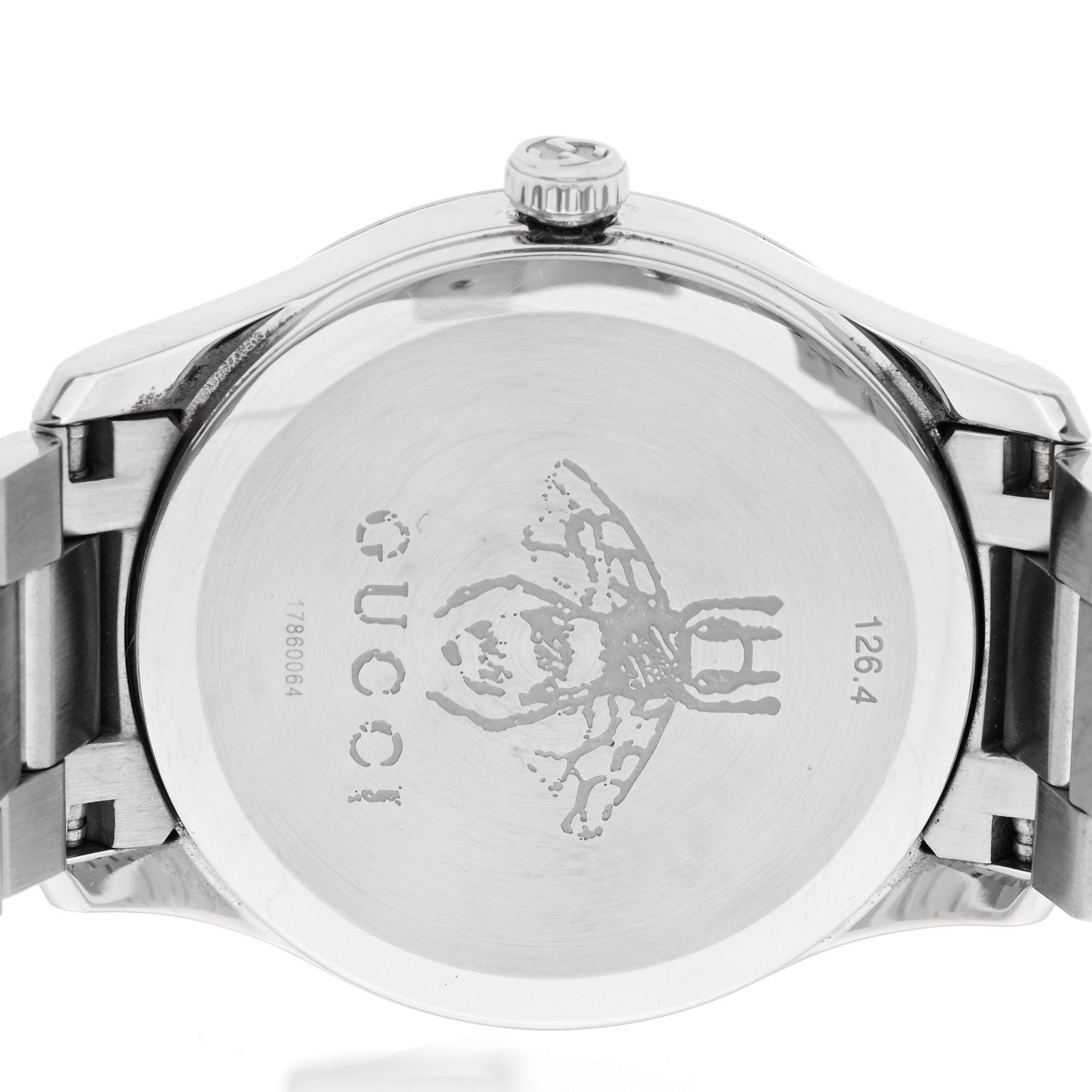 Gucci Stainless Steel 38mm G-Timeless Snake Quartz Watch 4 of 4