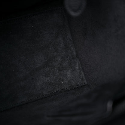 Celine Drummed Calfskin Micro Luggage Black 11 of 15