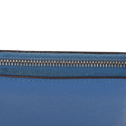 Hermes Epsom Silk'In Compact Wallet Mykonos Rouge Vif 9 of 10