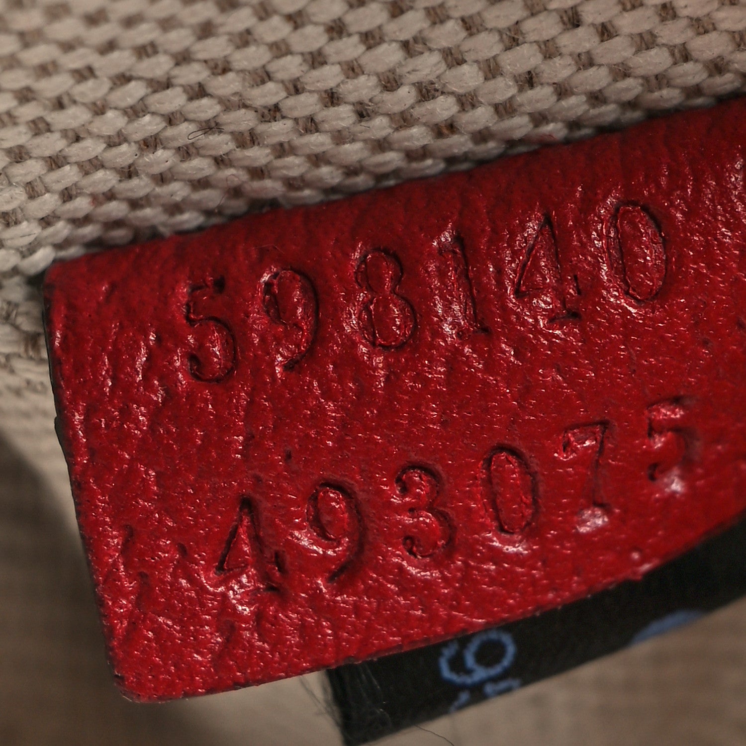 Gucci Grained Calfskin Medium Ophidia Double Buckle Backpack Red 7 of 10