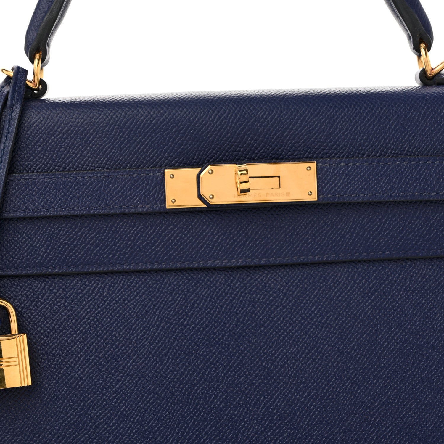 Hermes Epsom Kelly Sellier 32 Bleu Saphir 5 of 10