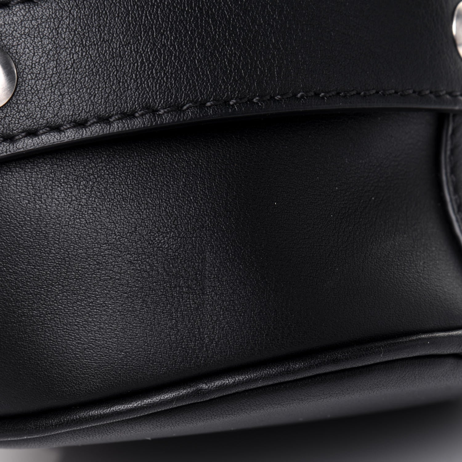 Versace Calfskin Bottle Crossbody Black 12 of 18