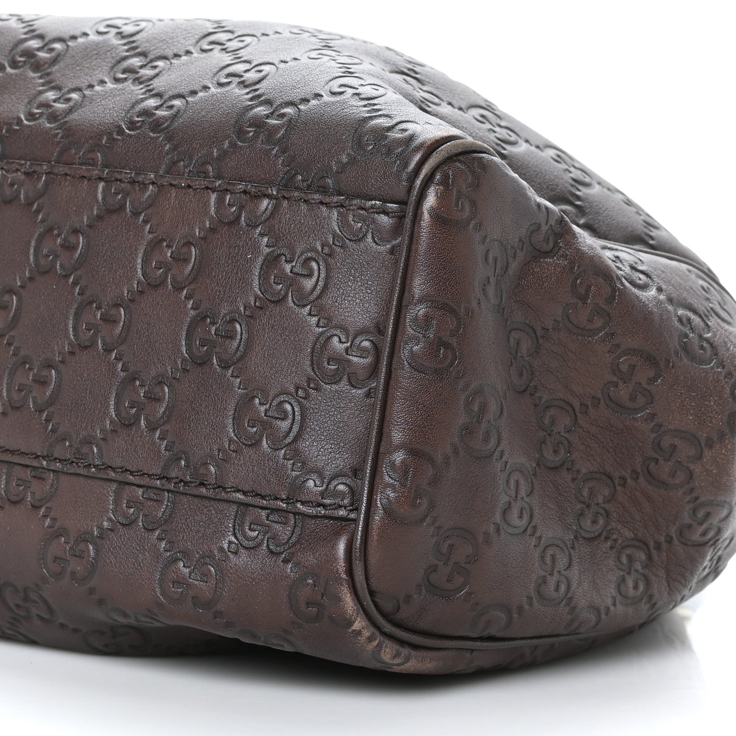 Guccissima Medium Sukey Tote Chocolate