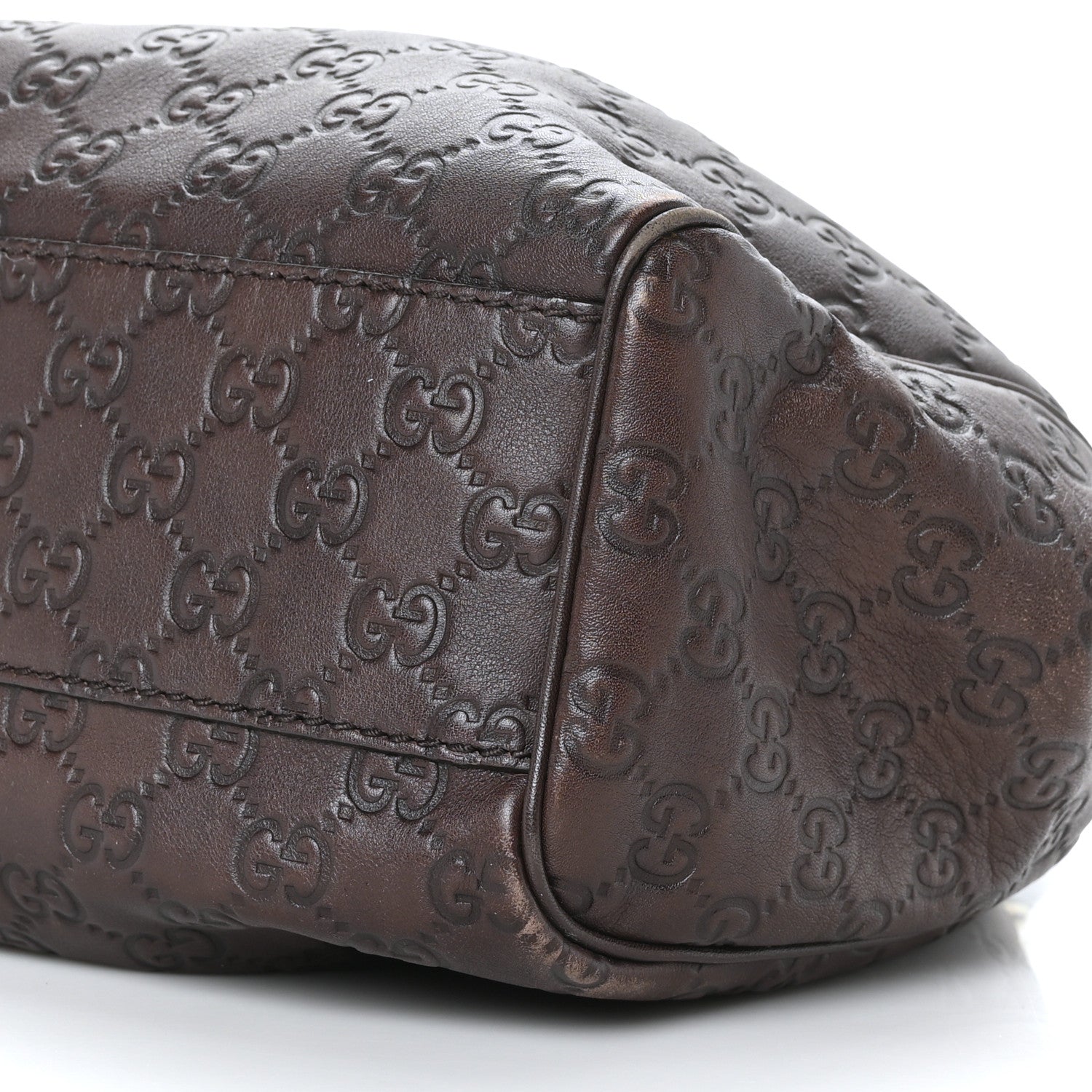 Gucci Guccissima Medium Sukey Tote Chocolate 9 of 9