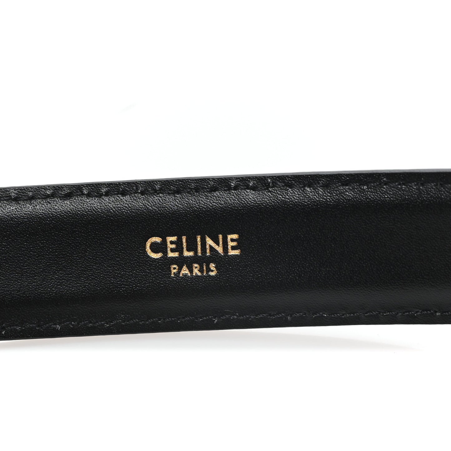 Box Calfskin Medium 25mm Triomphe Belt 80 32 Black