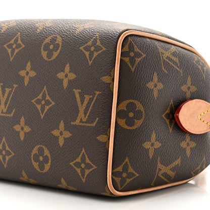 Louis Vuitton Monogram Speedy Bandouliere 20 Beige 8 of 16