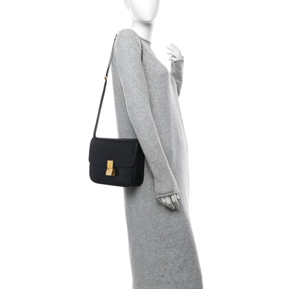Celine Box Calfskin Medium Classic Box Flap Bag Black 2 of 12