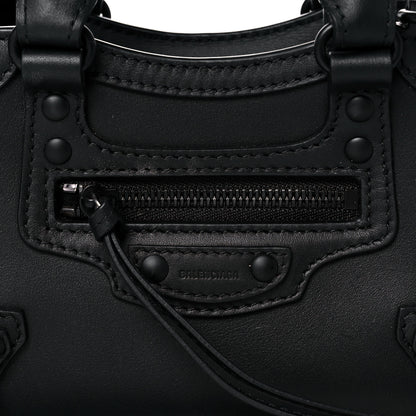 Balenciaga Smooth Calfskin Neo Classic Black Hardware Nano City Crossbody Black 8 of 17