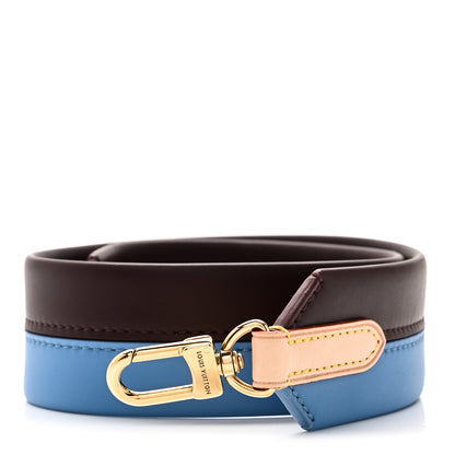 Louis Vuitton Calfskin Cluny MM Shoulder Strap Blue Glacial 1 of 4
