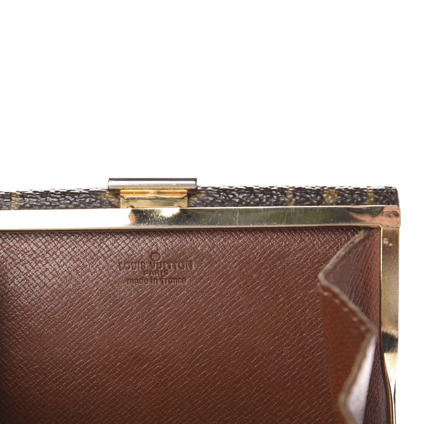 Monogram French Kiss Lock Coin Purse