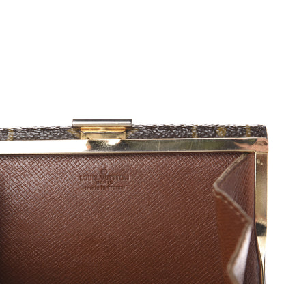 Louis Vuitton Monogram French Kiss Lock Coin Purse 6 of 10