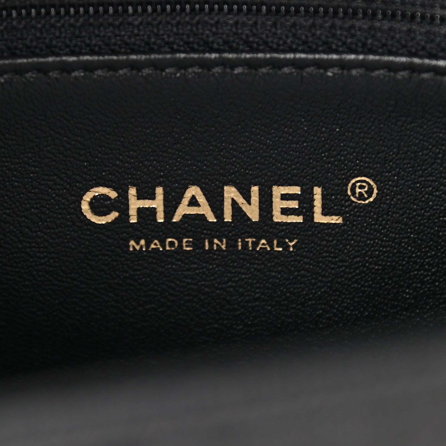 Caviar Lizard Quilted Small Coco Handle Flap Black
