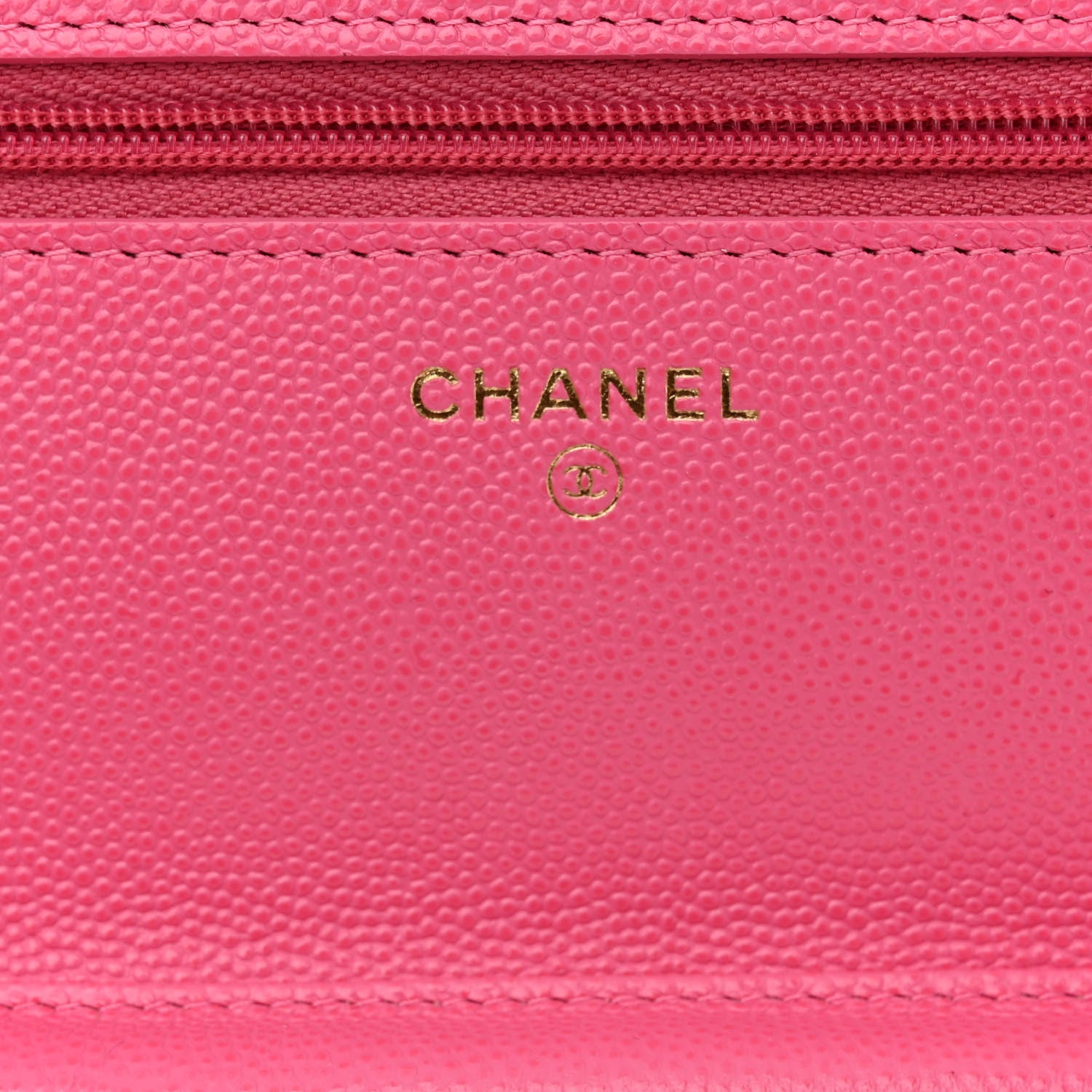 Chanel Caviar Quilted Wallet On Chain WOC Pink 6 of 10
