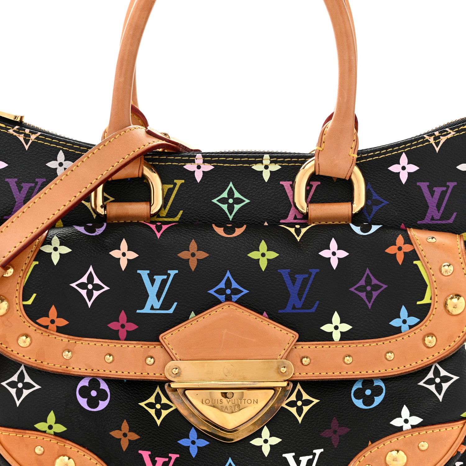 Louis Vuitton Monogram Multicolor Rita Black 8 of 16