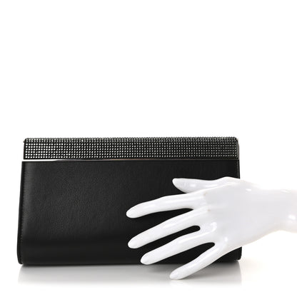 Jimmy Choo Nappa Hotfix Crystal Cayla Clutch Black 2 of 7