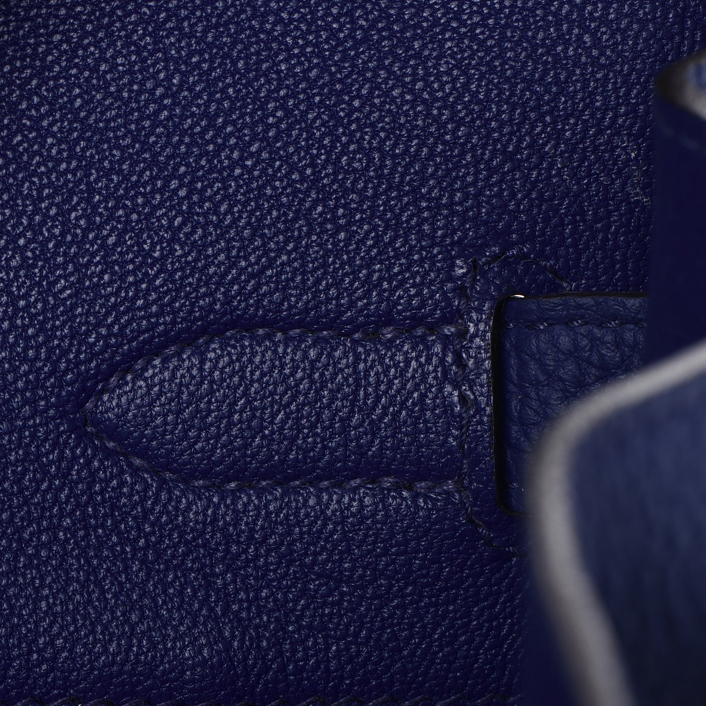 Togo Birkin 35 Bleu Electrique