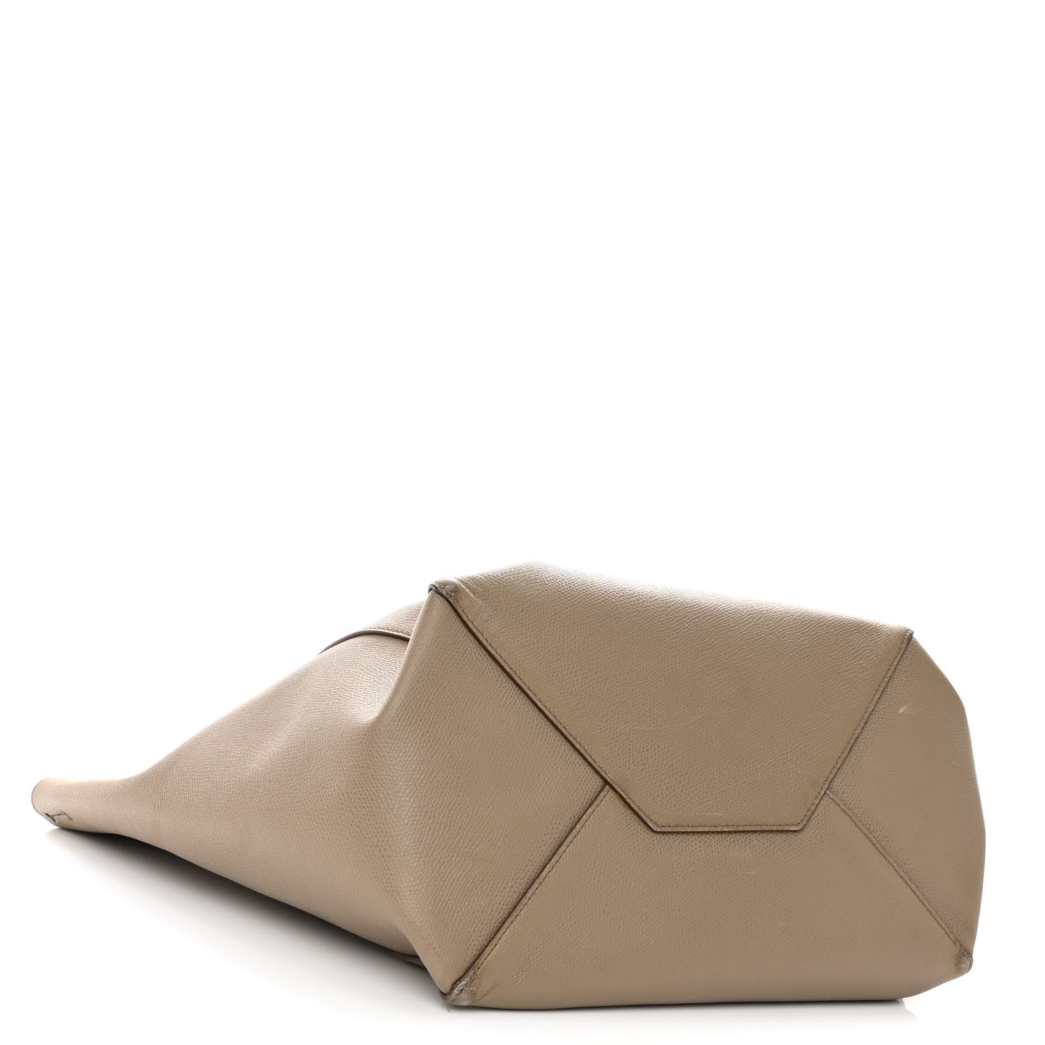 Celine Grained Calfskin Medium Horizontal Cabas Phantom Taupe 4 of 10