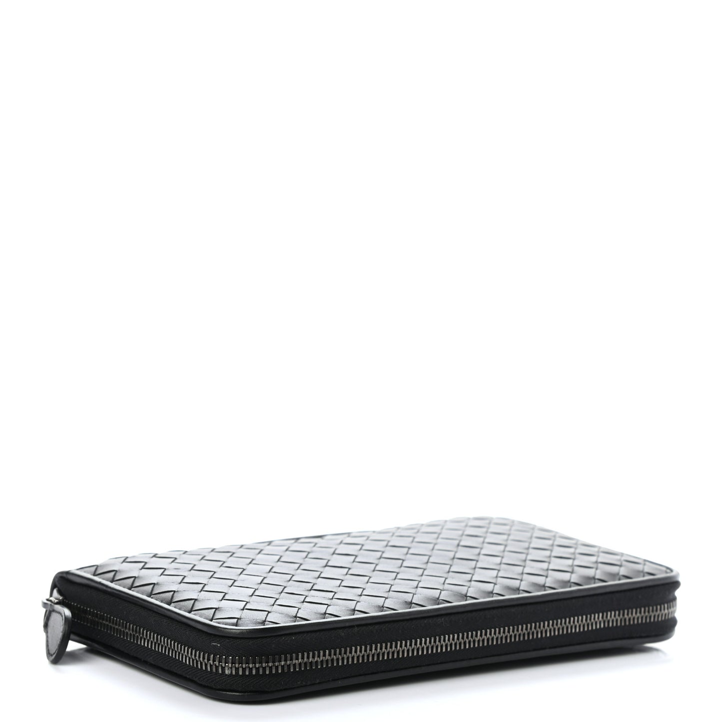 Nappa Intrecciato Travel Organizer Wallet Black