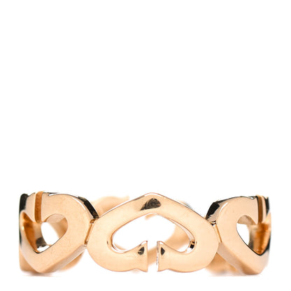 Cartier 18K Yellow Gold Diamond Hearts and Symbols Ring 57 8 3 of 6