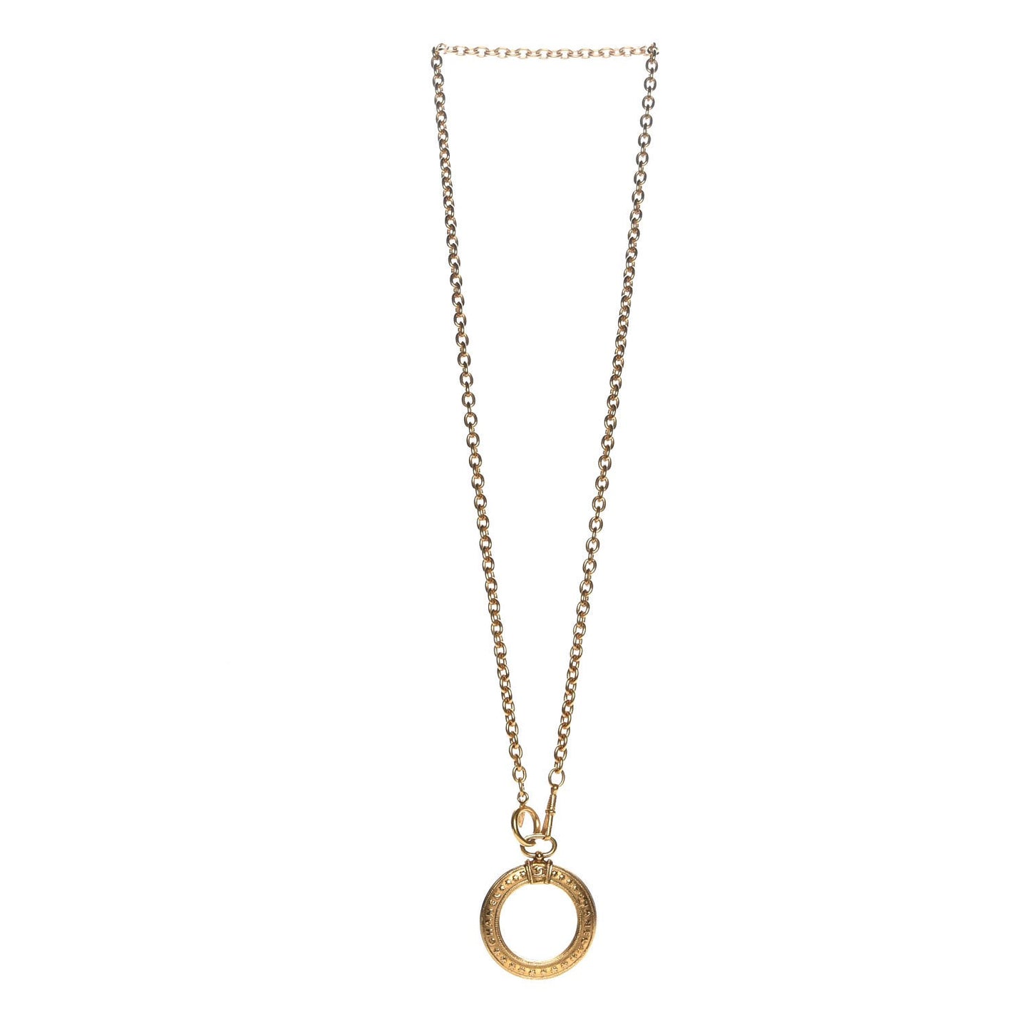 Loupe Chain Necklace Gold