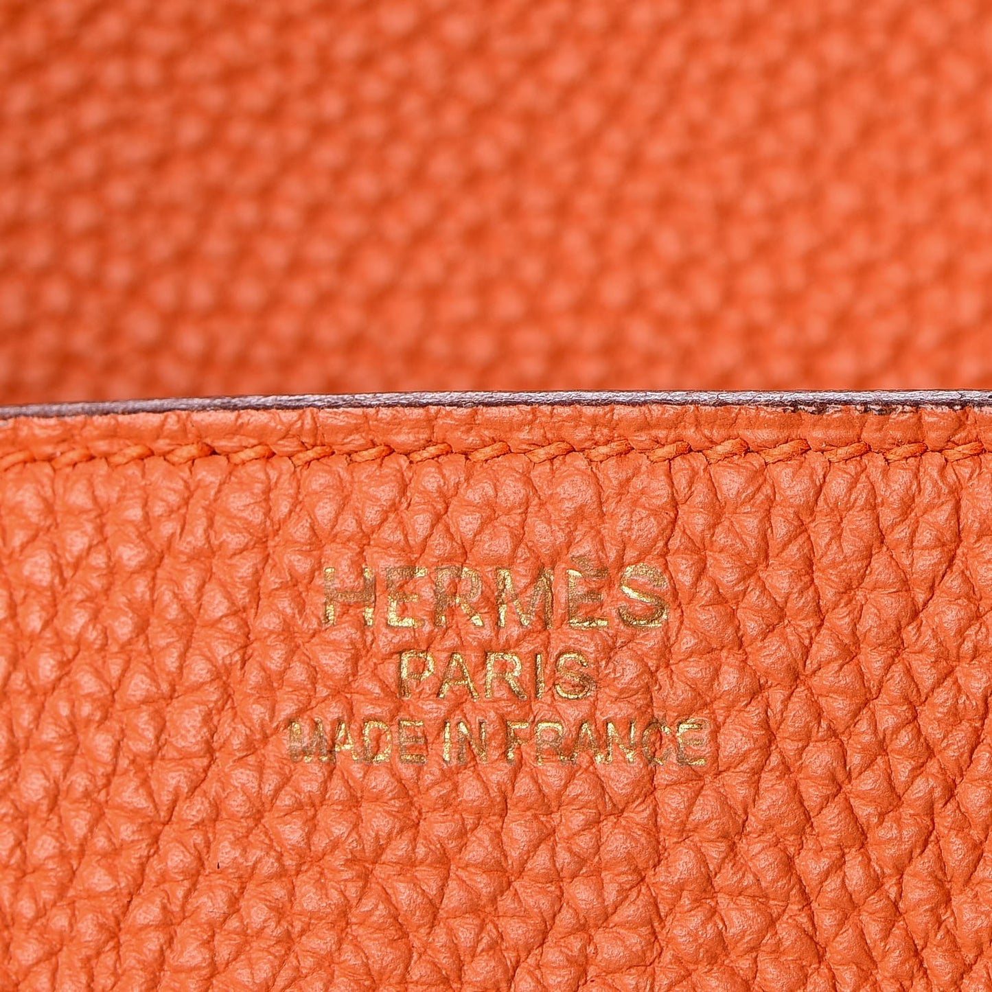 Togo Birkin 35 Orange