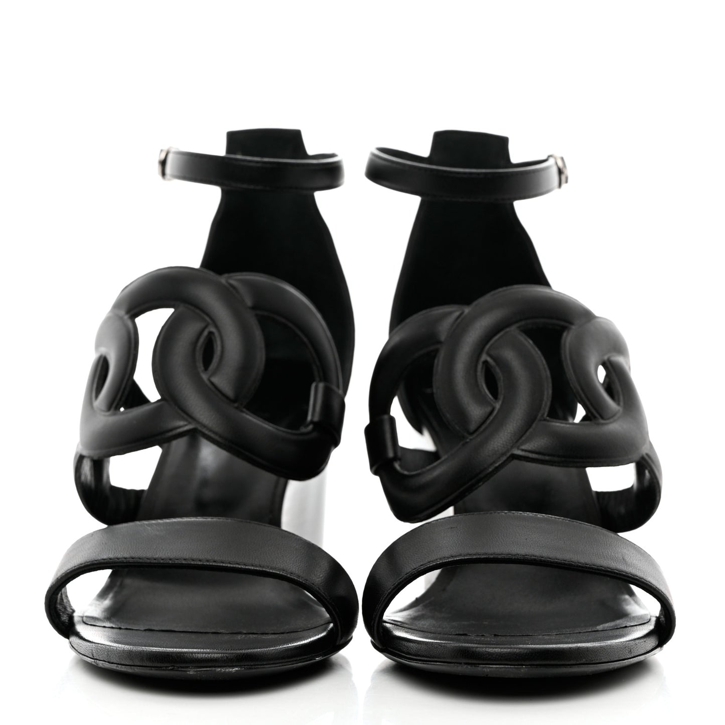 Nappa Brisbane Wedge Sandals 37 Black