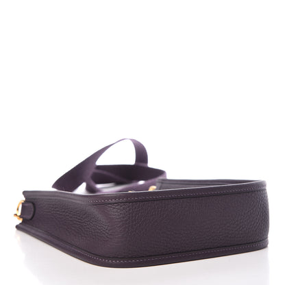 Hermes Taurillon Clemence Evelyne TPM Raisin 4 of 10