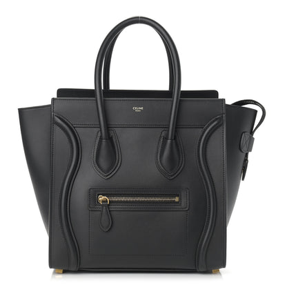 Celine Smooth Calfskin Micro Luggage Black 1 of 10
