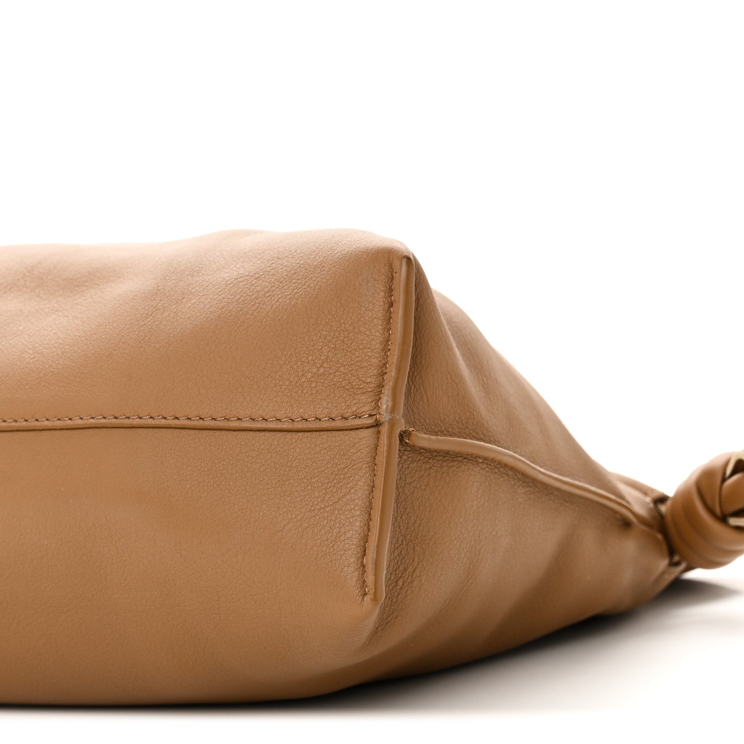 Loewe Nappa Calfskin Medium Flamenco Knot Clutch Warm Desert 9 of 9