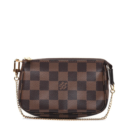 Louis Vuitton Damier Ebene Mini Pochette Accessories 1 of 11