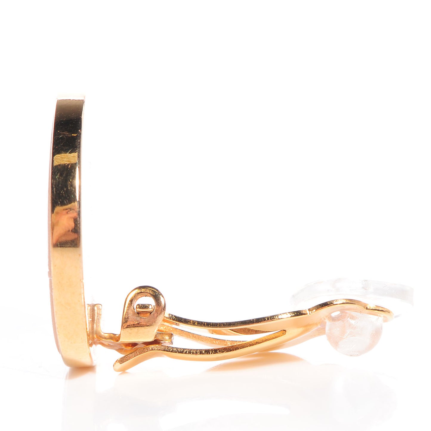 Caleche Clip On Earrings Gold
