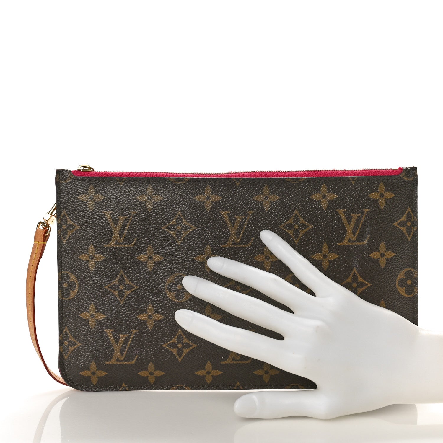 Louis Vuitton Monogram Neverfull MM GM Pochette Pivoine 2 of 8
