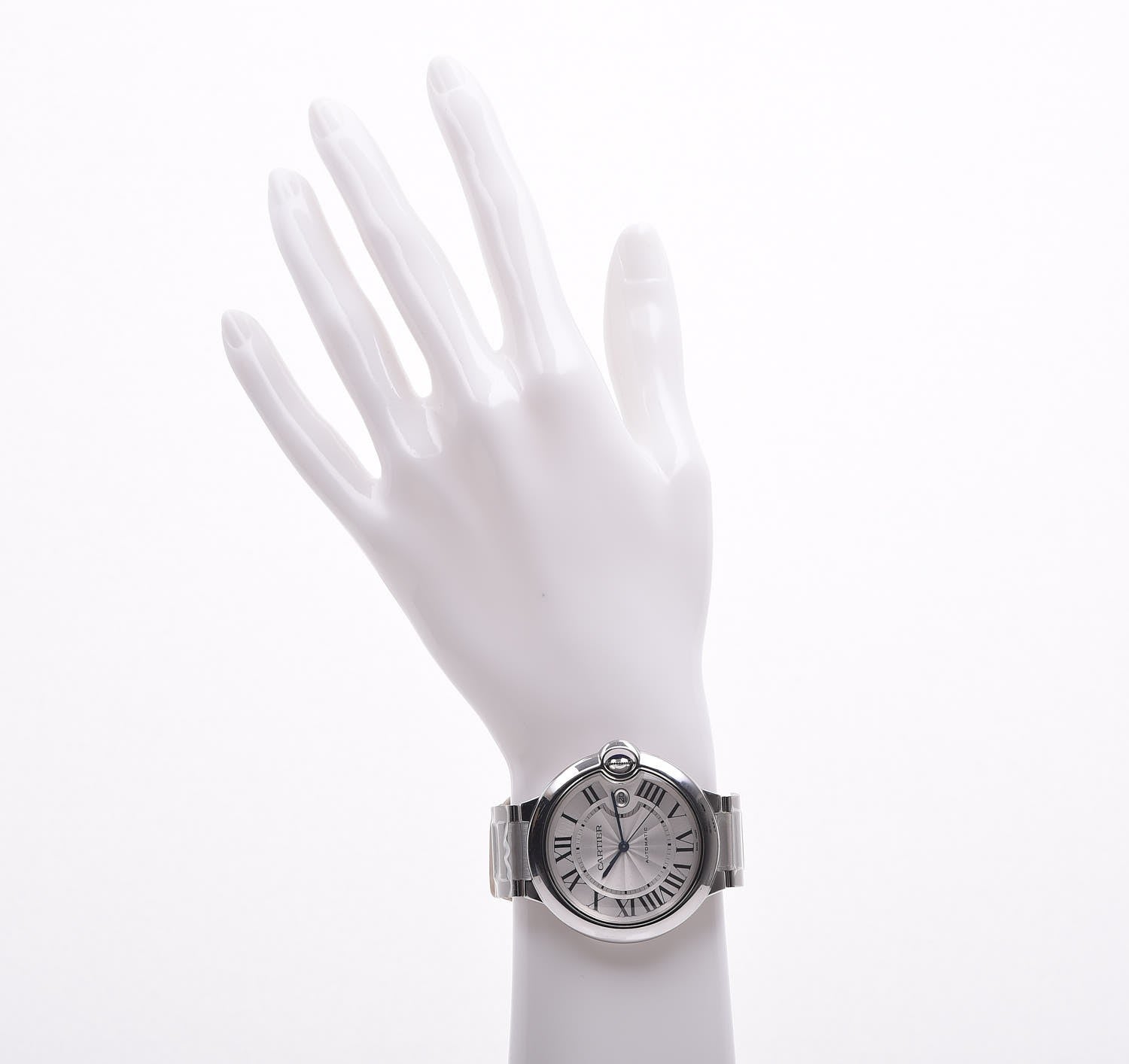 Cartier Stainless Steel 42mm Ballon Bleu De Automatic Watch 2 of 7