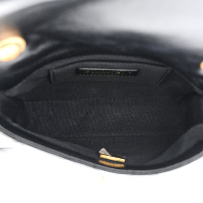 Chanel Lambskin Quilted Mini Lacquered Chain Flap Black 5 of 10