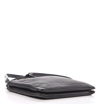 Prada Vitello Phenix Double Zip Crossbody Bag Black 5 of 10