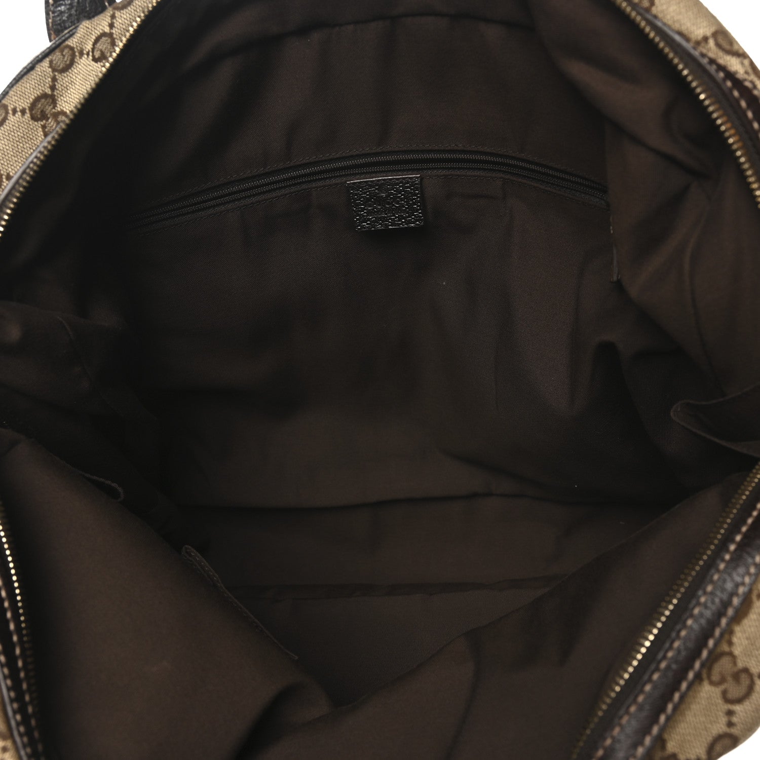 Gucci Monogram Large Princy Duffle Bag Dark Brown 5 of 10