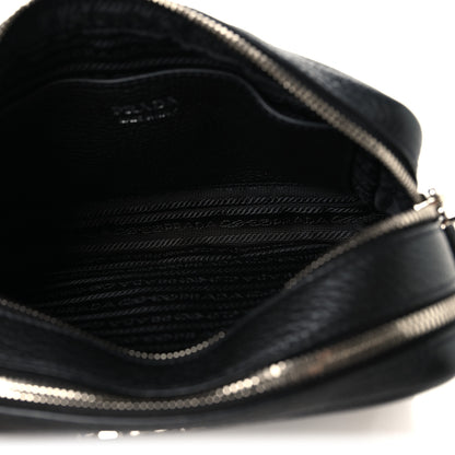 Prada Vitello Daino Soft Camera Crossbody Black 6 of 11
