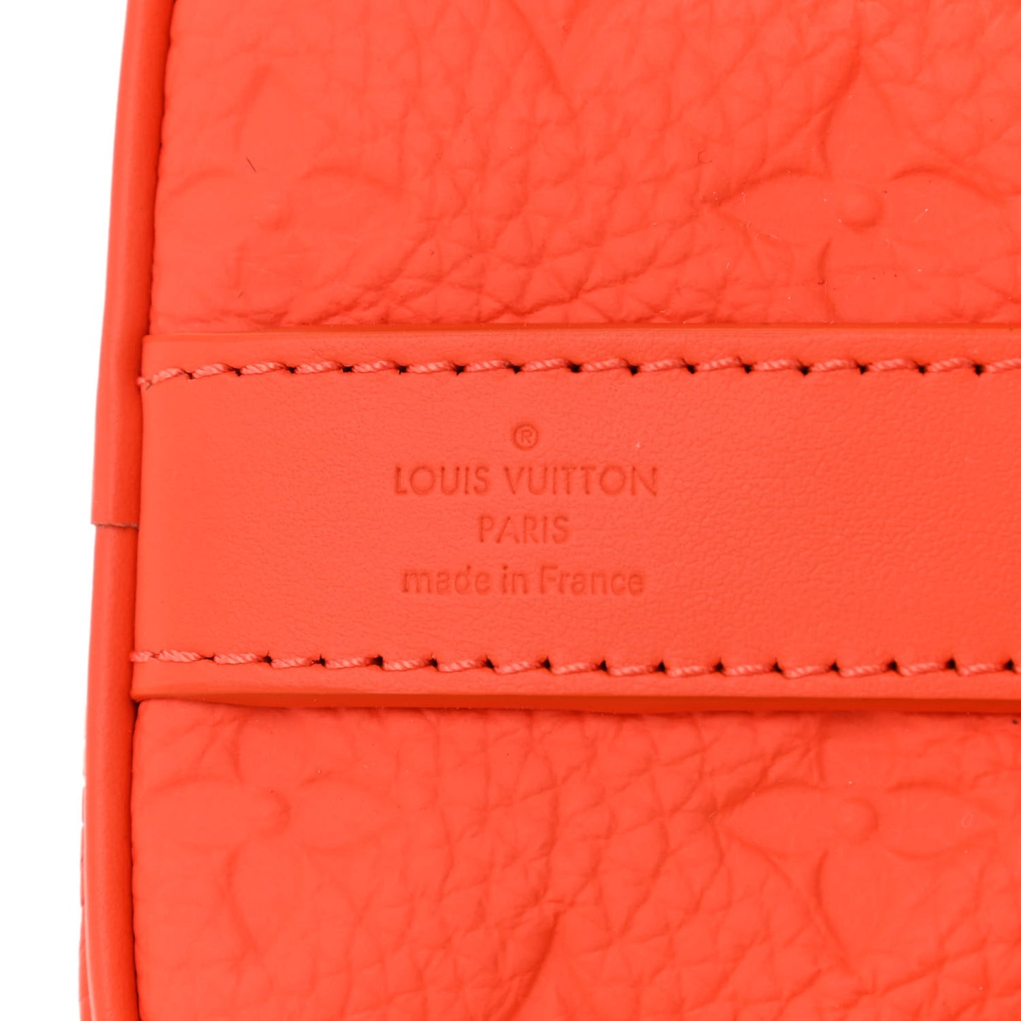 Monogram Taurillon Keepall Bandouliere 25 Orange
