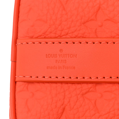 Louis Vuitton Monogram Taurillon Keepall Bandouliere 25 Orange 6 of 7