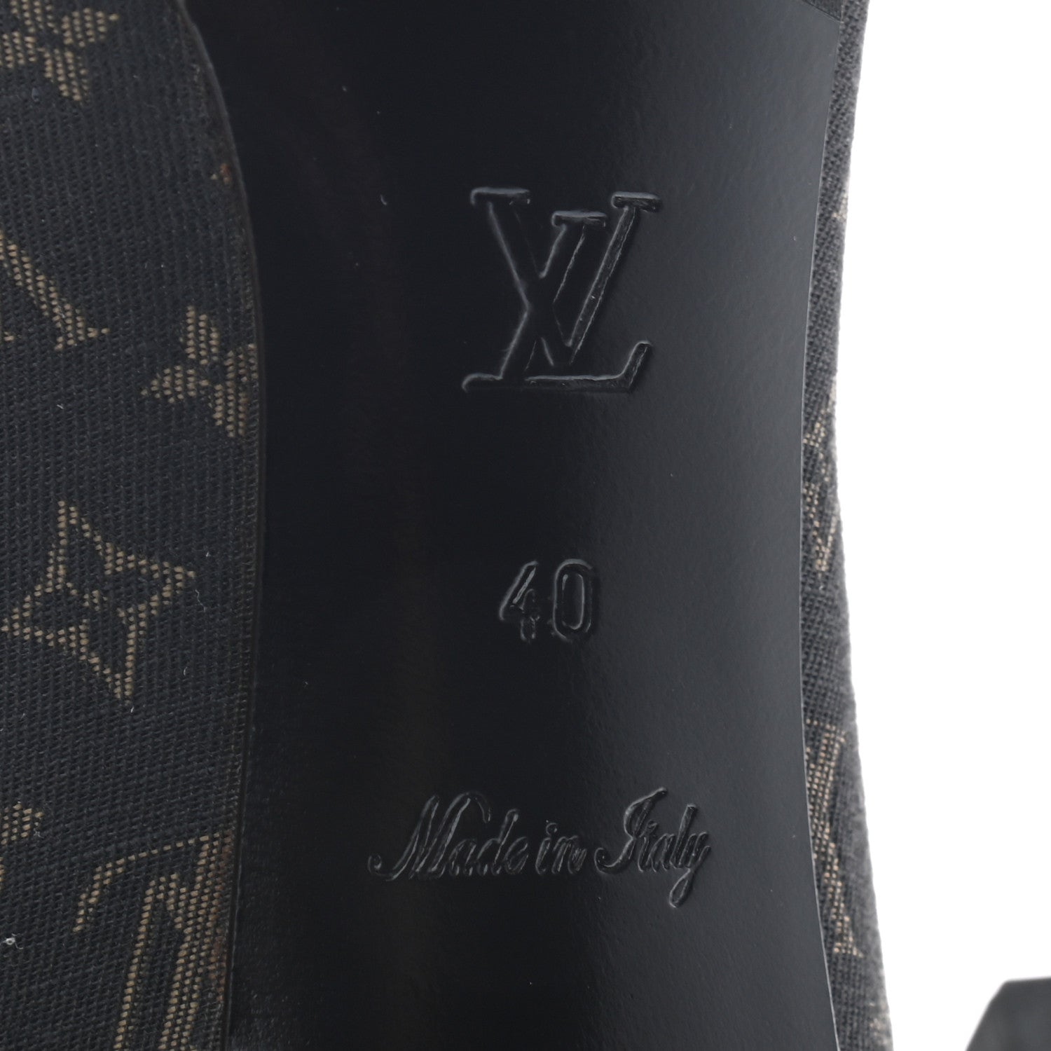 Louis Vuitton Mini Monogram Luxembourg Pumps 40 Brown 6 of 8