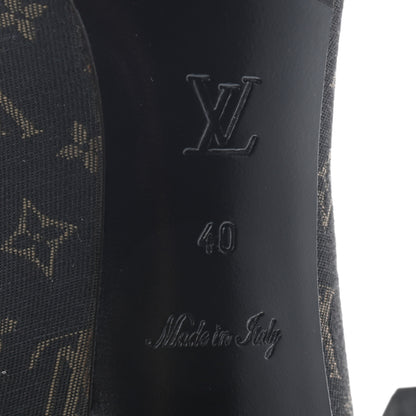 Louis Vuitton Mini Monogram Luxembourg Pumps 40 Brown 6 of 8