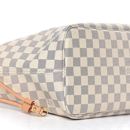 Louis Vuitton Damier Azur Neo Neverfull MM Rose Ballerine 9 of 11