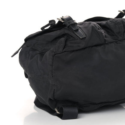 Prada Nylon Vela Medium Backpack Black 7 of 8